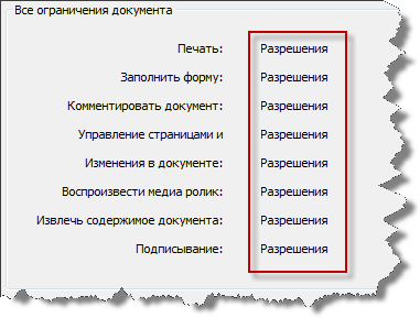 pdf защита файла снята